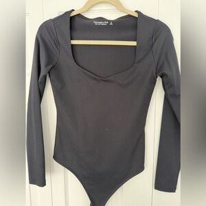 Abercrombie & Fitch Soft Collection Black Bodysuit
